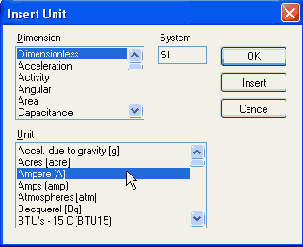   Insert Unit